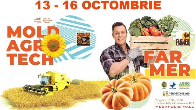 EXPOZIȚIILE MOLDAGROTECH ȘI FARMER ÎȘI DESCHID UȘILE ȘI ÎN ACEASTĂ TOAMNĂ!