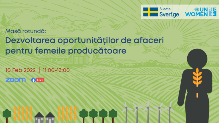 MASĂ ROTUNDĂ : „Oportunități de dezvoltare în afaceri pentru femeile producătoare”